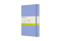 Moleskine สมุดบันทึก สมุดโน๊ต  ปกแข็ง สีฟ้าไฮเดรนเยีย ขนาดใหญ่ 13x21 ซม Classic Notebook Hydrangea Blue Large hard cover