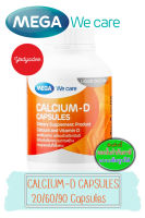 MEGA Wecare Calcium-d แคลเซียม-ดี 20/60/90 แคปซูล