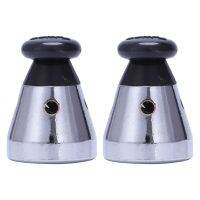 Pressure Cooker Relief Jigger Valve 1.5 Inch High 2Pcs Black