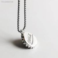 ▦ Retro Fashion Pendant Disco Male Female Personality Necklace Coke Bottle Cap Niche Ins Punk Hip Hop Necklace