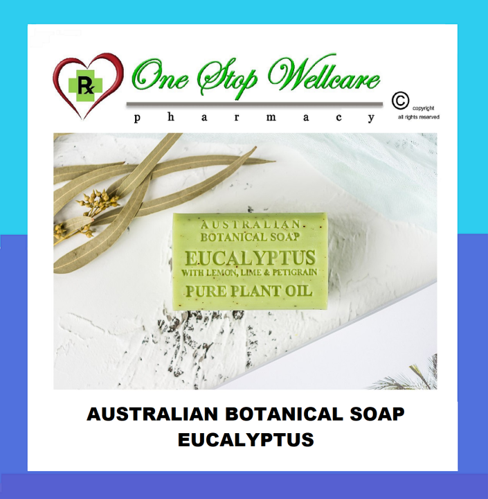 AUSTRALIAN BOTANICAL PURE PLANT OIL SOAP BARS (EUCALYPTUS) 200G Lazada