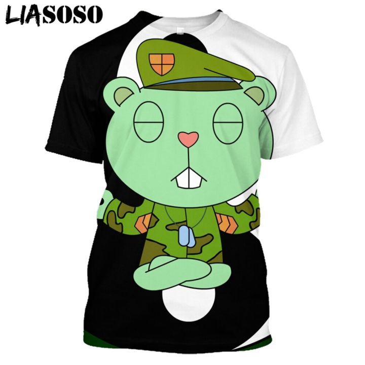 liasoso-ใหม่-harajuku-สไตล์เสื้อ-tees-ผู้ชายผู้หญิงลำลองเสื้อยืดอะนิเมะ-happy-tree-friends-3d-พิมพ์เสื้อแบรนด์เสื้อผ้า-a138