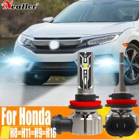 ◈ 2x H11 H8 Led Fog Lights Headlight Canbus H16 H9 Car Bulb Diode Driving Running Lamp 12v 55w For Honda Civic Crv Fit Accord Jazz