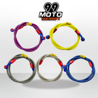 99MOTO  สายเบรคหน้า/สายถักดิสเบรค/สายน้ำมันเบรค  งาน CNC (36นิ้ว) มีให้เลือก 6 สี