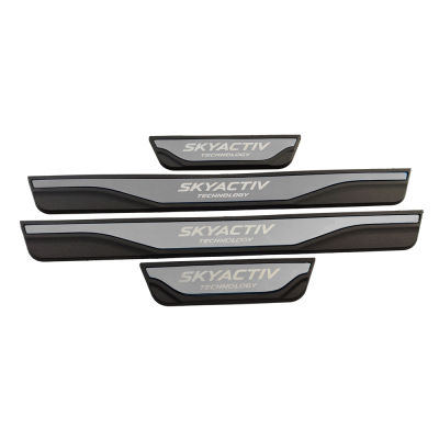 For Car Sticker Styling Mazda Cx 5 Cx-5 Cx5 Door Sill Strip Protector Cover Scuff Plate Guard Auto stainless steel Accessories