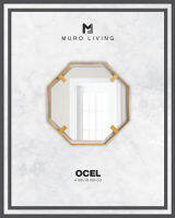 กระจกตกแต่งผนังดีไซน์ Muro Living รุ่น  OCEL