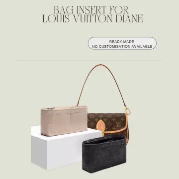 Lckaey Purse Organizer Insert, used for LV new Diane stick liner bag  storage and sorting bag2072Beige