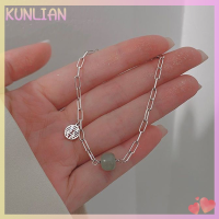 [KUNLIAN] สร้อยข้อมือนำโชคแบบย้อนยุคที่ดีแบบเรียบง่ายแฟชั่นจี้นำโชคแบบปรับได้กำไลข้อมือเสน่ห์เครื่องประดับแฟชั่นของขวัญ