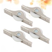 □☄ 4pcs Double Convex Sliding Door Roller Wardrobe Door Pulley Cabinet Door Wheel