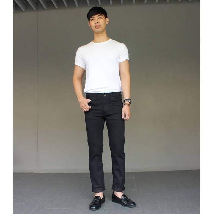 golden-zebra-jeans-กางเกงยีนส์ชายขากระบอกเล็กผ้ายืดไซส์เล็กไซส์ใหญ่