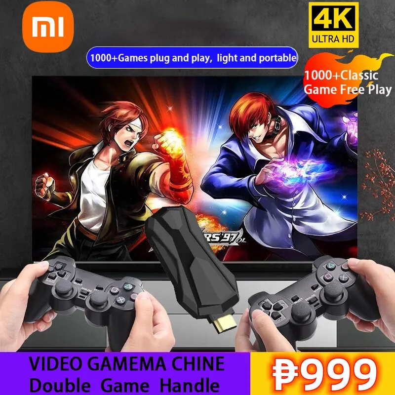 100% Authentic】Xiaomi NEW HD Video retro game console 2.4G