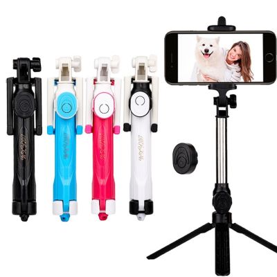 Extendable Selfie Stick Tripod Wireless Remote Bluetooth