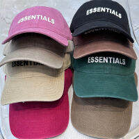 ใหม่3D ESSENTIALS โลโก้หมวกเบสบอลผู้ชายผู้หญิงที่มีคุณภาพสูงสบายๆหลายสีปรับหัวเข็มขัดหมวก