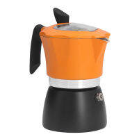 เครื่องชงกาแฟ150มล. สไตล์อิตาเลียนคลาสสิคเครื่องชงกาแฟ Moka อลูมิเนียมสีคู่สำหรับสำนักงานบ้านเดินทาง