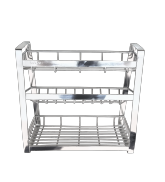 Kệ gia vị nhà bếp cao cấp INOX 304 láp 5ly - kích thước ngang 50cm