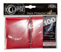 UP OA pmst100--red Pro Matte Standard Sleeves100 Red Ultra Pro Standard S 100 Sleeve pmst100--red 074427856045