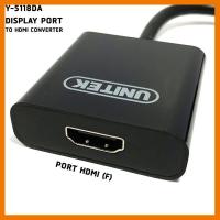 สินค้าขายดี!!! Converter Display Port TO HDMI Unitek (Y-5118DA) ประกัน 1 ปี ที่ชาร์จ แท็บเล็ต ไร้สาย เสียง หูฟัง เคส ลำโพง Wireless Bluetooth โทรศัพท์ USB ปลั๊ก เมาท์ HDMI สายคอมพิวเตอร์