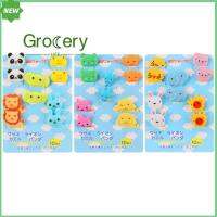 GROCERY LIFE 10 PCS/ 30 PCS ปฏิบัติ เด็กวัยหัดเดิน มินิน่ารัก ถ้วยชามผัก อาหารสำหรับเด็ก ไม้จิ้มฟัน ส้อมผลไม้สำหรับเด็ก ฟาร์มสัตว์การ์ตูน