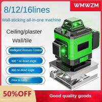 16 Lines 4D Wireless Remote Green Laser Level Self-Leveling Wall To Ground To Top Construction Tools