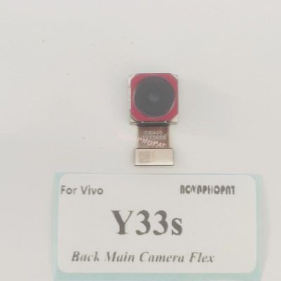 Novaphopat สำหรับ Vivo ที่ Y33s ด้านหลังโมดูลกล้องหลักใหญ่/เปลี่ยนสายเคเบิลงอได้กล้องหน้าขนาดเล็กด้านหลัง