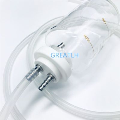 1000Ml Liposuction Fat Collection Autoclavable Canister+Silicagel Hose Tube Liposuction Tools