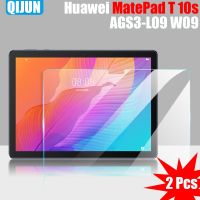 แก้วแท็บเล็ตสำหรับ Huawei MatePad T 10S 10.1 2020ฟิล์มกันรอยกันกระแทกชุบแข็งป้องกันรอยขีดข่วนปกป้องหน้าจอ AGS3-W09 AGS3-L09 2ชิ้น