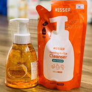 Thảo Uyên Nước rửa bình sữa Wesser dạng bịch và dạng chai 500ml Nhập khẩu