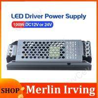 Merlin Irving Shop 100W DC12V/24V Ultra Thin LED Power Supply Lighting Transformers Adapter Switch 100W AC110-265V For LED Strips