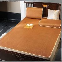 【LZ】 Summer bamboo rattan mattress adult baby cool sleeping mat kit 200X220cm single double bed foldable sheet bed protection pad