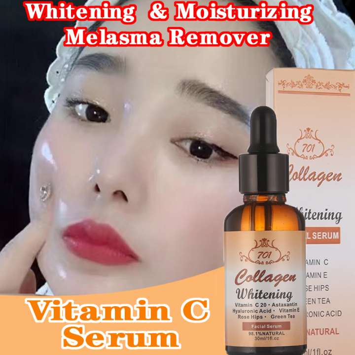 Vitamin C Face Serum 100 701 Collagen Plus Vitamin E And Vitamin C Whitening Facial Serum 30ml 0368