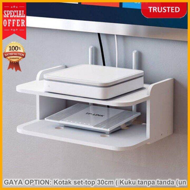 Wall Shelf Ruang Tamu Tv Kabinet SET-top Box Meninju Rak Bilik Tidur ...