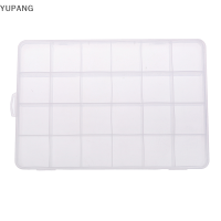 YUPANG 24ช่องกล่องพลาสติกกรณีเครื่องประดับลูกปัดเก็บภาชนะ CRAFT Organizer