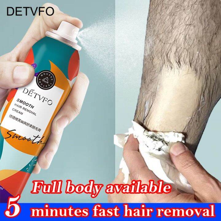 DETVFO Painless Hair Removal Spray 150ML Can be used for arm, armpit