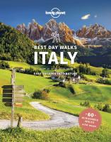 Lonely Planet Best Day Walks Italy (Travel Guide) [Paperback]