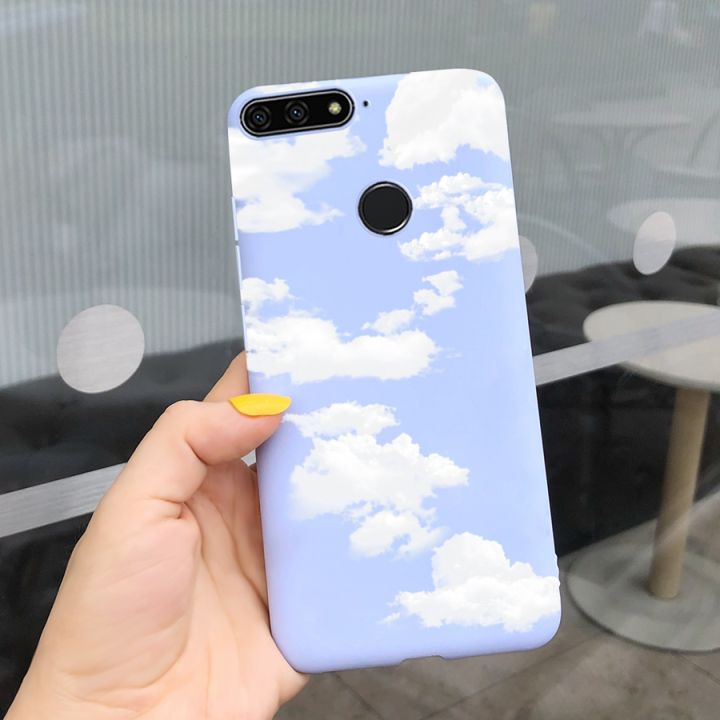 เคสสำหรับหัวเหว่ย-y6-y6prime-2018ซิลิโคนการ์ตูนนุ่ม-tpu-matte-โทรศัพท์-huawei-y-6-y-6-prime-2018ปลอก5-7-นิ้ว