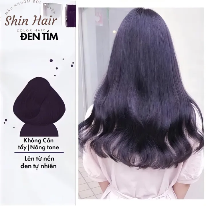 Thuốc nhuộm tóc màu tím trầm là lựa chọn hoàn hảo khi bạn muốn thay đổi phong cách. Đến với bức ảnh này để tìm hiểu thêm về sản phẩm này và cách sử dụng.