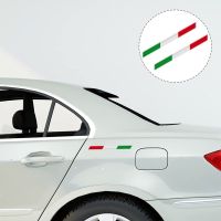 2pcs 3D Italy Badge Car Sticker Auto Motorcycle Door Tank Fender Bumper Body Side Italia Styling Stickers Car Decor Accessories