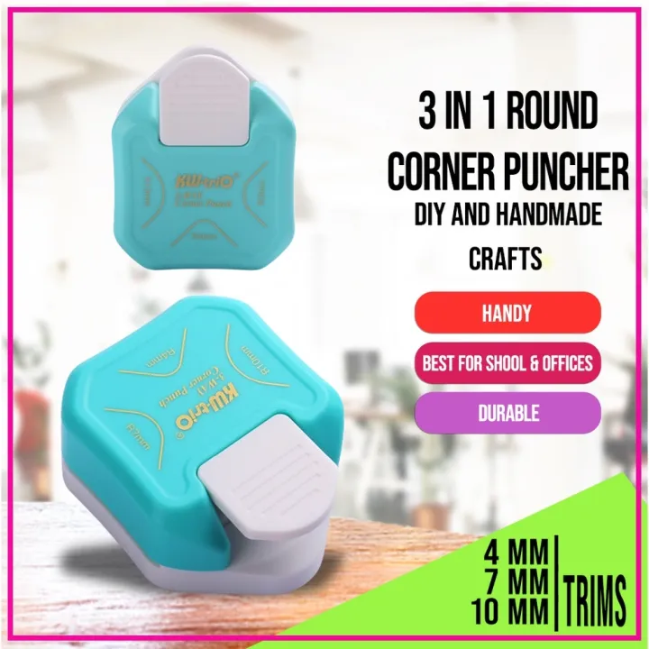 3 in 1 Round Corner Puncher DIY Handmade Crafts Lazada PH