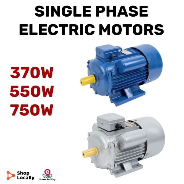 SINGLE PHASE ELECTRIC INDUCTION MOTOR 370W 550W 750W PRC TECO EUMA | Lazada