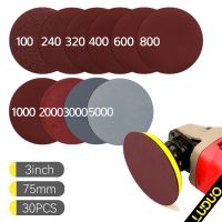 3 Inch 75mm Sandpaper Sanding Disc For Metal Auto Wood Car Wheel Restoration Sanding Polishing Kit Grit P800 P1200 P2000 P5000 Power Sanders