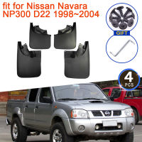 บังโคลนสำหรับ Nissan Navara NP300รถกระบะ D22 1998 ~ 2004 1997 2005 2003 2002โคลนล้อหน้าพิทักษ์ M Udflap อุปกรณ์เสริมในรถยนต์2000