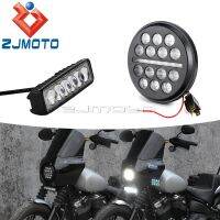 Club สไตล์5 34 "LED ไฟหน้า Hi Lo Beam Thug สไตล์6" LED เสริม Light Bar สปอตไลท์สำหรับ Harley Cafe Racer Chopper Dyna