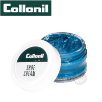 Collonil Shoe cream 60 ml.  โคโรนิล ชูส์ครีม สีวอช เดนิม WASH DENIM ช่วยปกปิด ฟื้นฟู ซ่อมแซมสีสำหรับกระเป๋า,รองเท้า,เฟอร์นิเจอร์หนัง ให้ดูสดใสสวยงาม