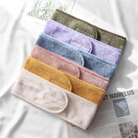 Soft Toweling อุปกรณ์เสริมผมหญิง Headbands สำหรับล้างหน้า Bath แต่งหน้าผม Band สำหรับผู้หญิงปรับสปา Facial Headband