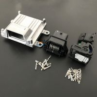 1set 32pin ECU Aluminum Enclosure Box with 32 pin Case Motor Car LPG CNG Conversion Male Female Auto Connector