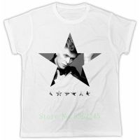 T-shirt เสื้อยืด ผ้าฝ้าย พิมพ์ลาย David Bowie Star Inspired Retro แปลกใหม่ S 2023S-5XL  92QX