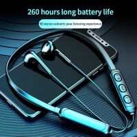 New Style Sports Earphone Hanging Neck Wireless Bluetooth Headset Headphones Binaural Running Mini Neck-Hanging Music Earplugs Over The Ear Headphones