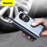 Baseus เครื่องอัดอากาศรถยนต์ 12V แบบพกพาไฟฟ้ายาง Inflator มินิดิจิตอลออโต้แอร์ปั๊มลมสำหรับรถยนต์จักรยานเรือ