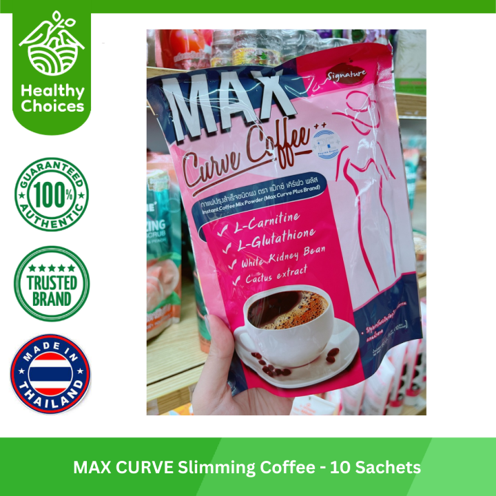 Max Curve Slimming Coffee - 10 Sachets (made In Thailand) 