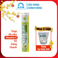 Viên sủi MyVita Strong C (Sả - Gừng Chanh) 20 viên hộp - Bổ sung Vitamin C - Tăng cường đề kháng thumbnail